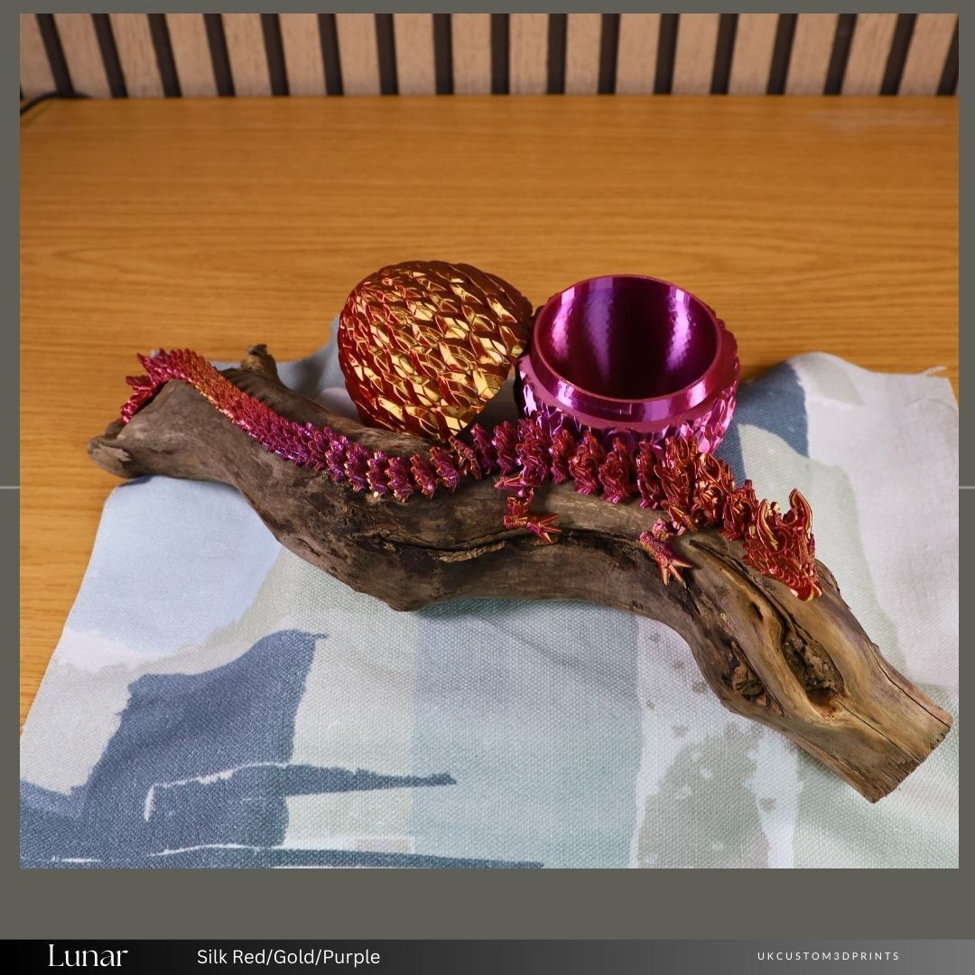 3D Printed Lunar Dragon And Egg