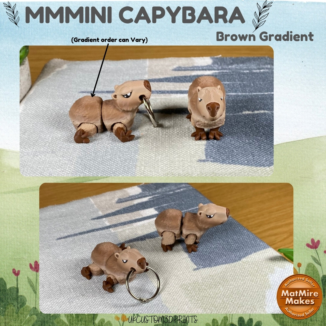 MMMini Capybara Fidget - Optional Keychain