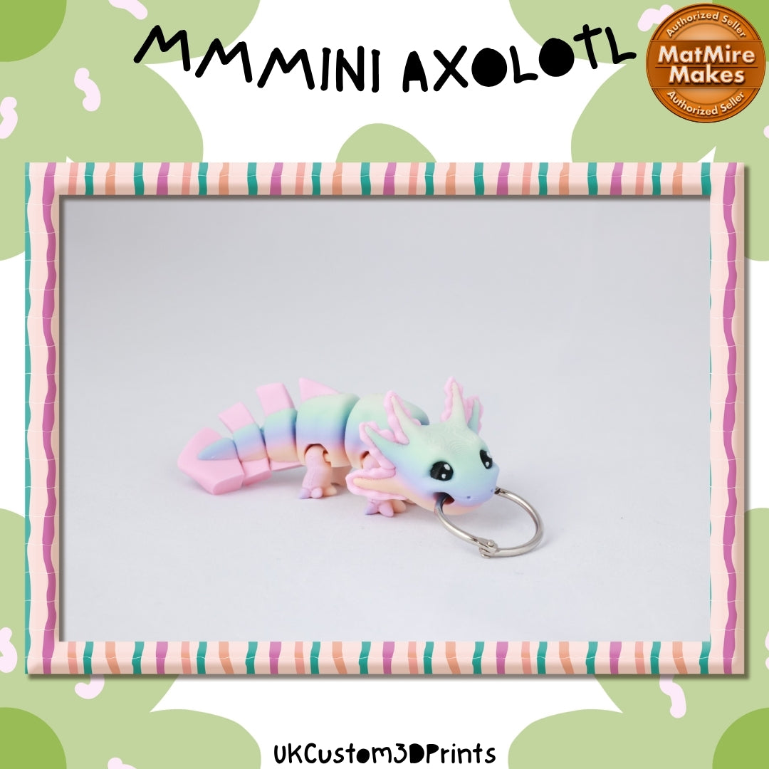 MMMini Axolotl Fidget - Optional Keychain