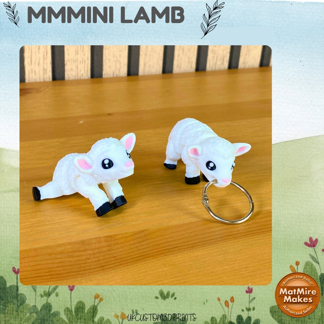 MMMini Lamb Fidget - Optional Keychain