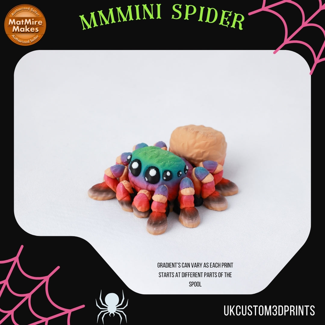 MMMini Spider Fidget - Optional Keychain