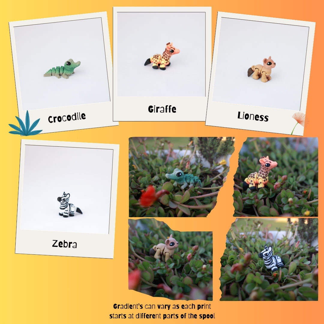 3D Printed Safari Hatchlings