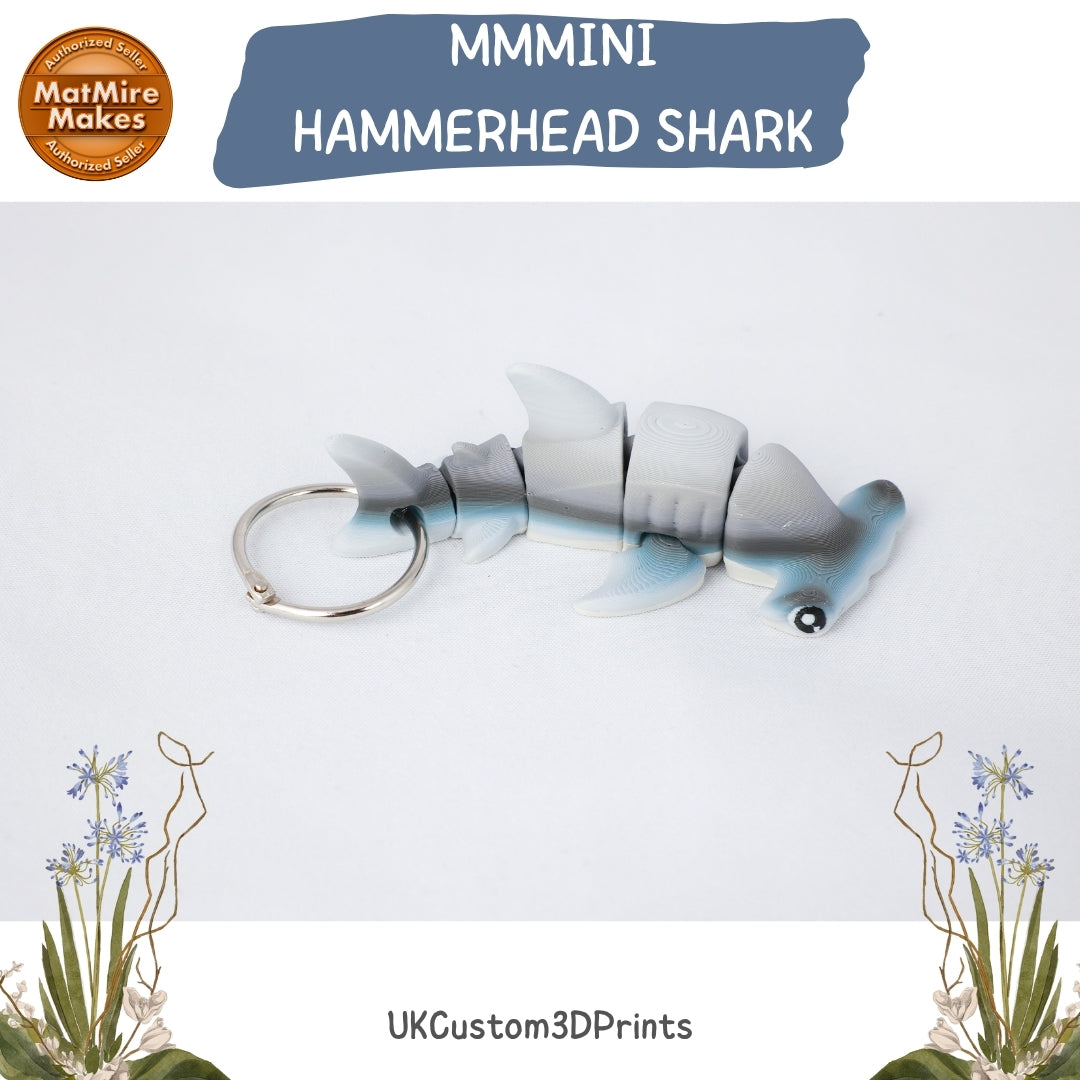 MMMini Hammerhead Shark Fidget - Optional Keychain