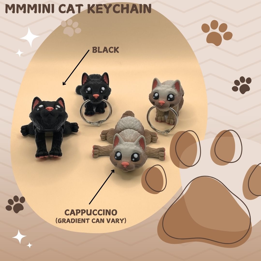 Mmmini Cat Fidget - Optional Keychain