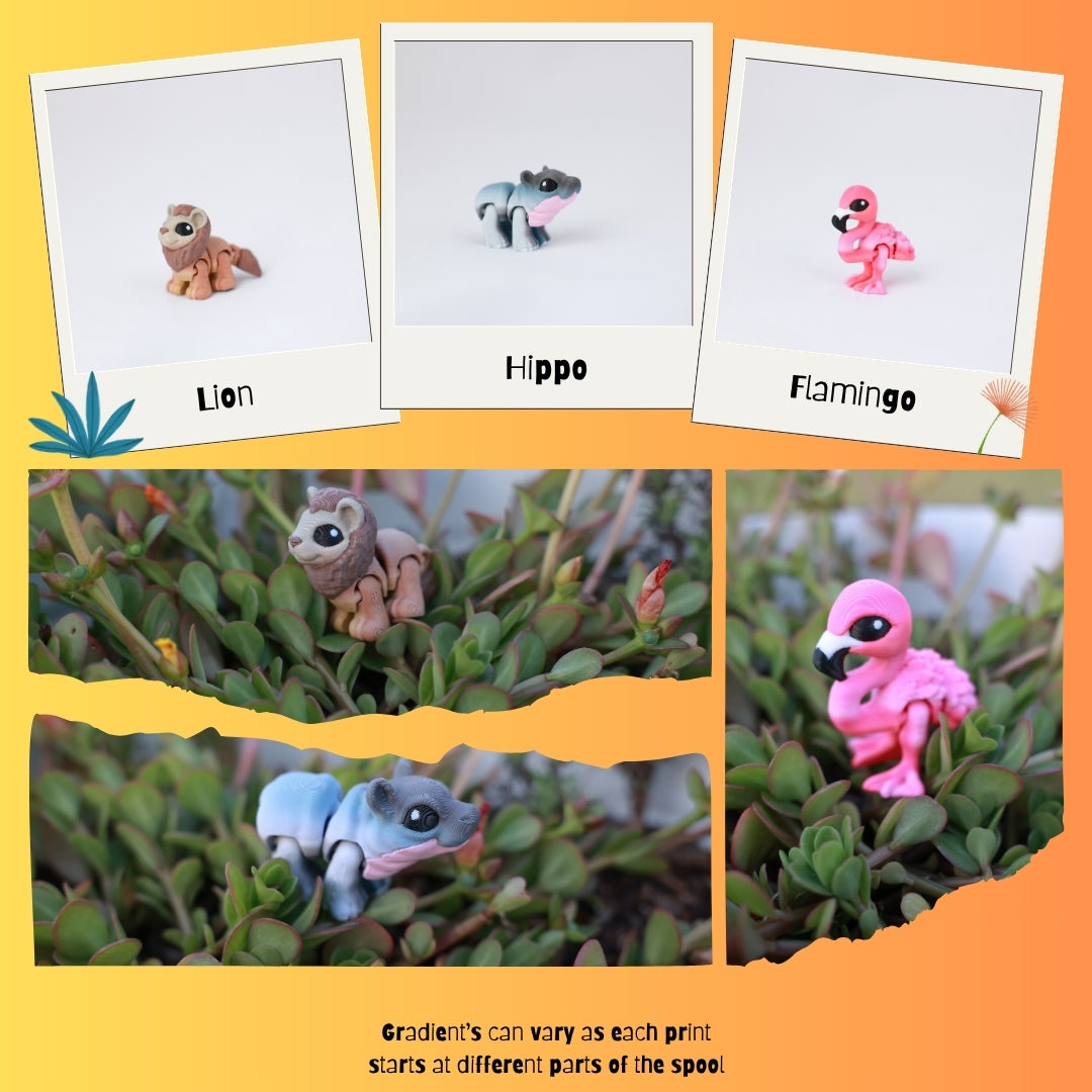 3D Printed Safari Hatchlings