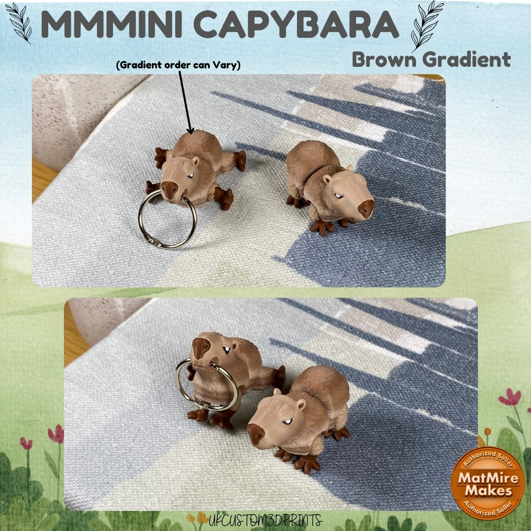 MMMini Capybara Fidget - Optional Keychain