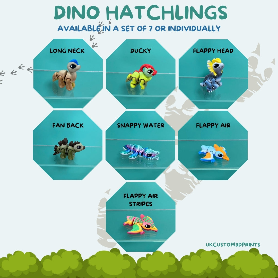 3D Printed Dino Hatchlings
