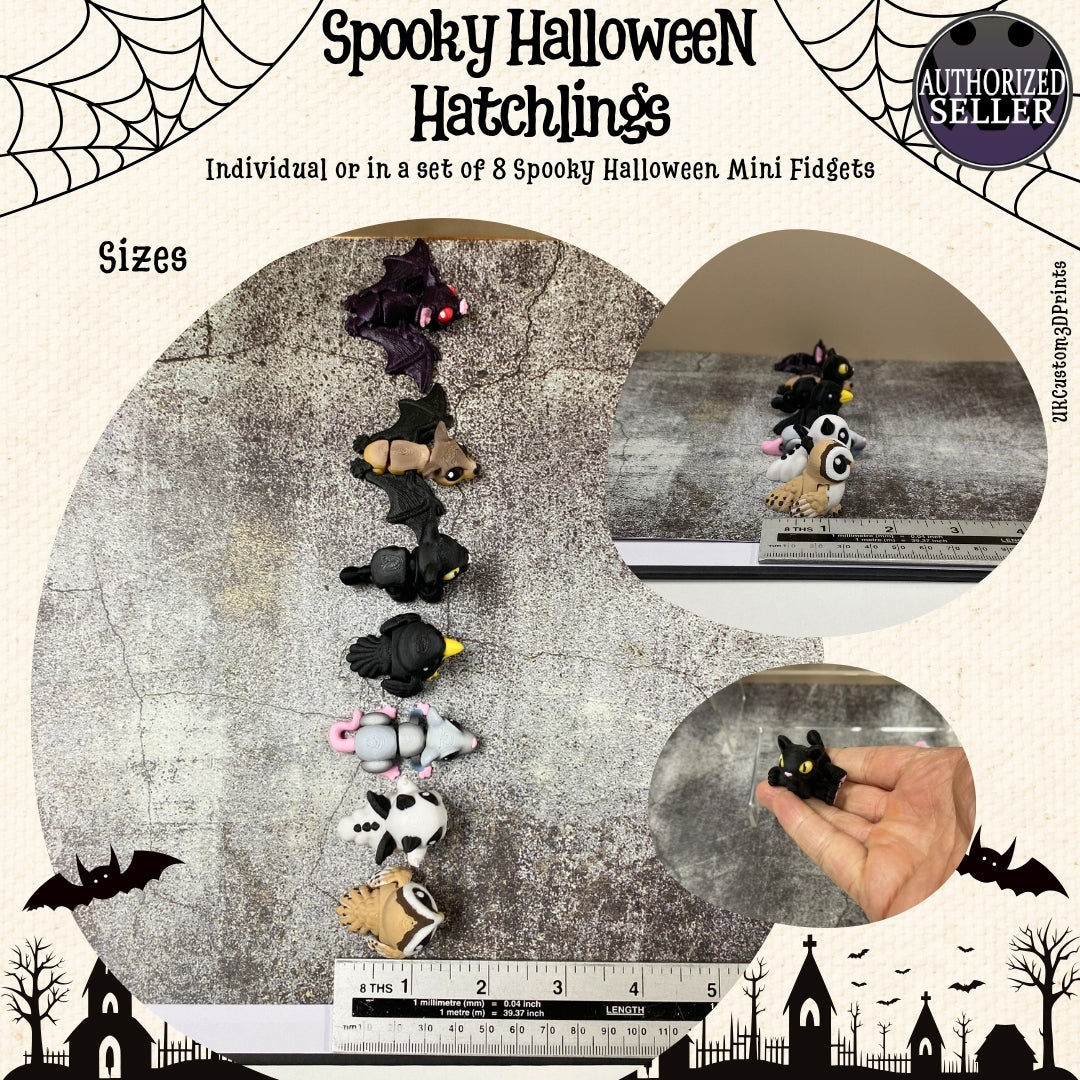 3D Printed Spooky Halloween Hatchlings