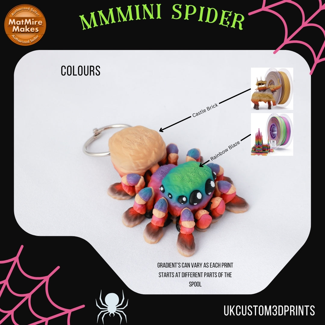 MMMini Spider Fidget - Optional Keychain