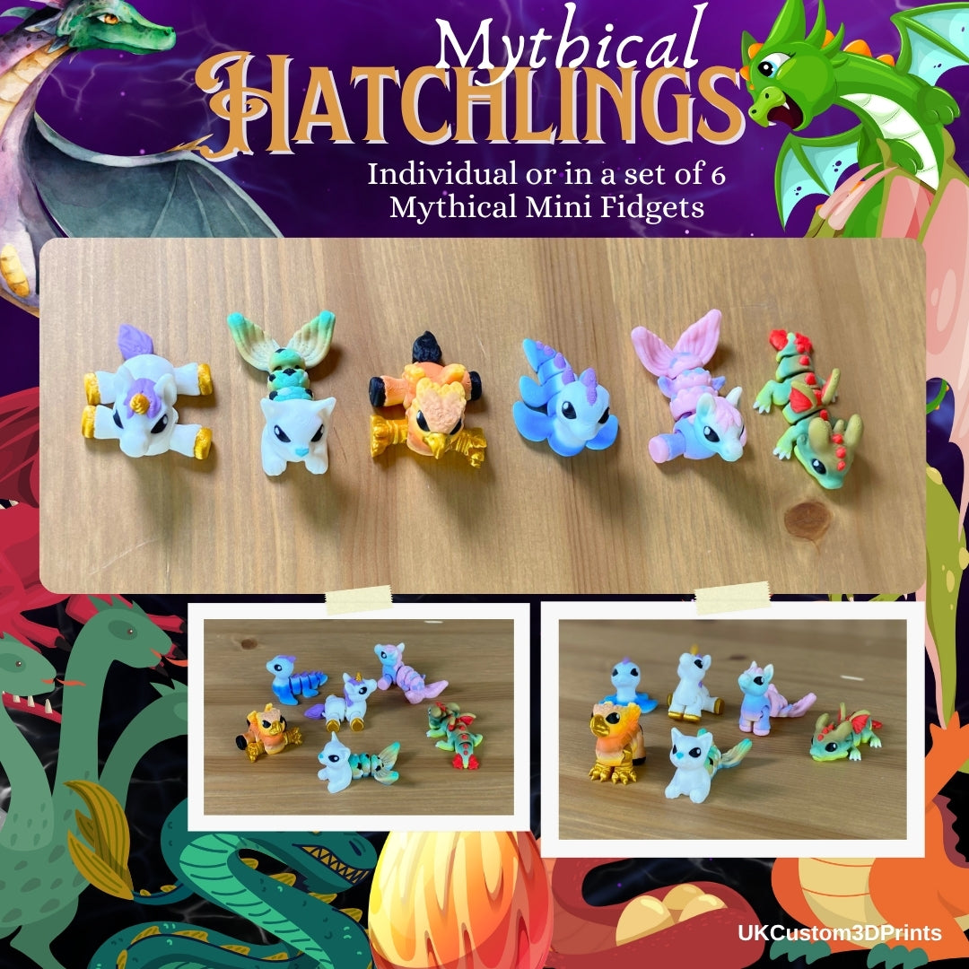 3D Printed Mythical Hatchlings