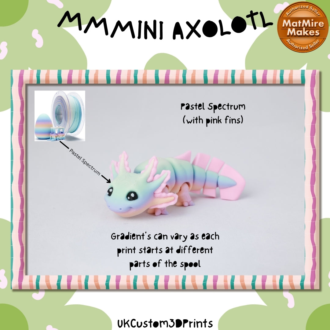 MMMini Axolotl Fidget - Optional Keychain
