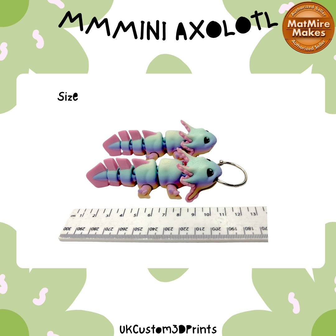 MMMini Axolotl Fidget - Optional Keychain