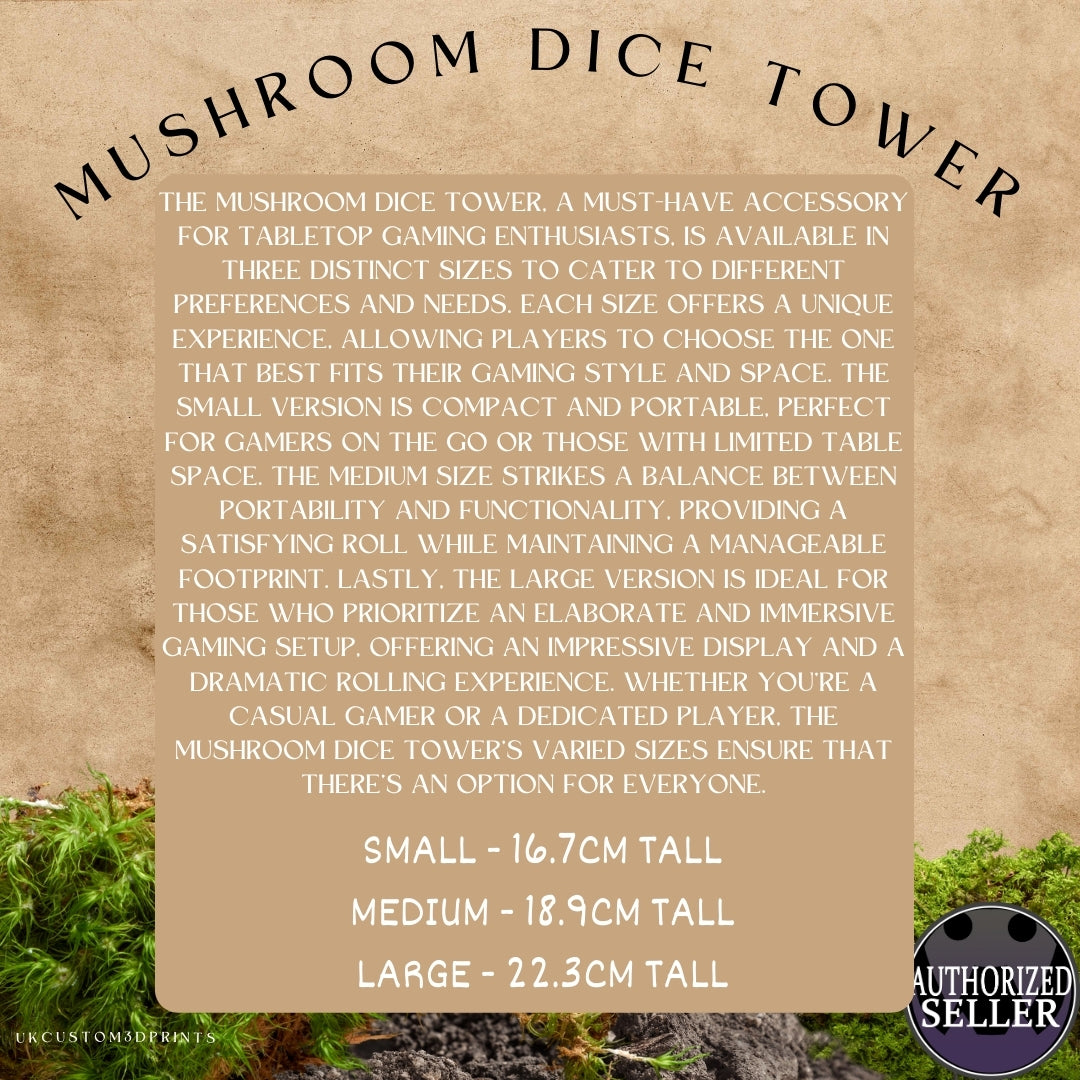 Mushroom Dice Tower