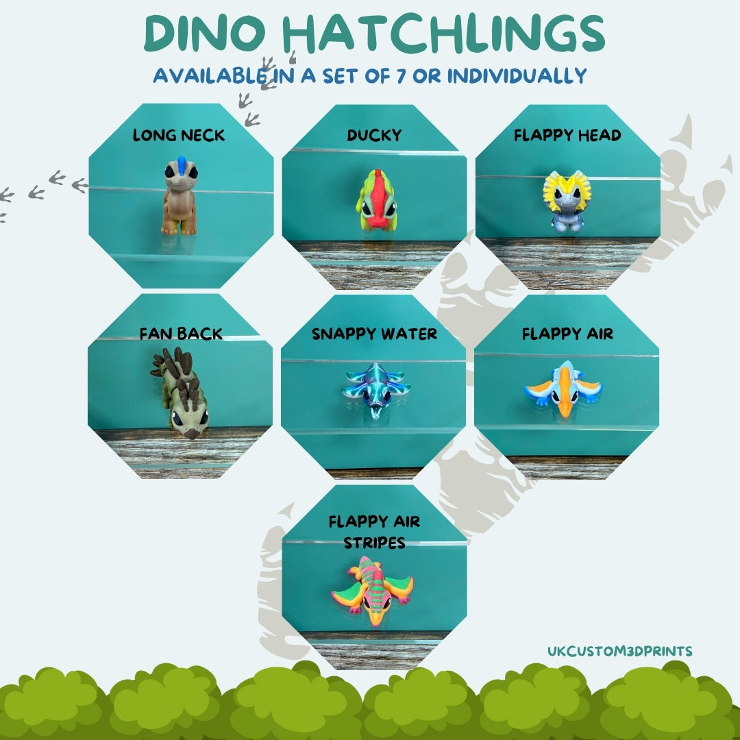 3D Printed Dino Hatchlings