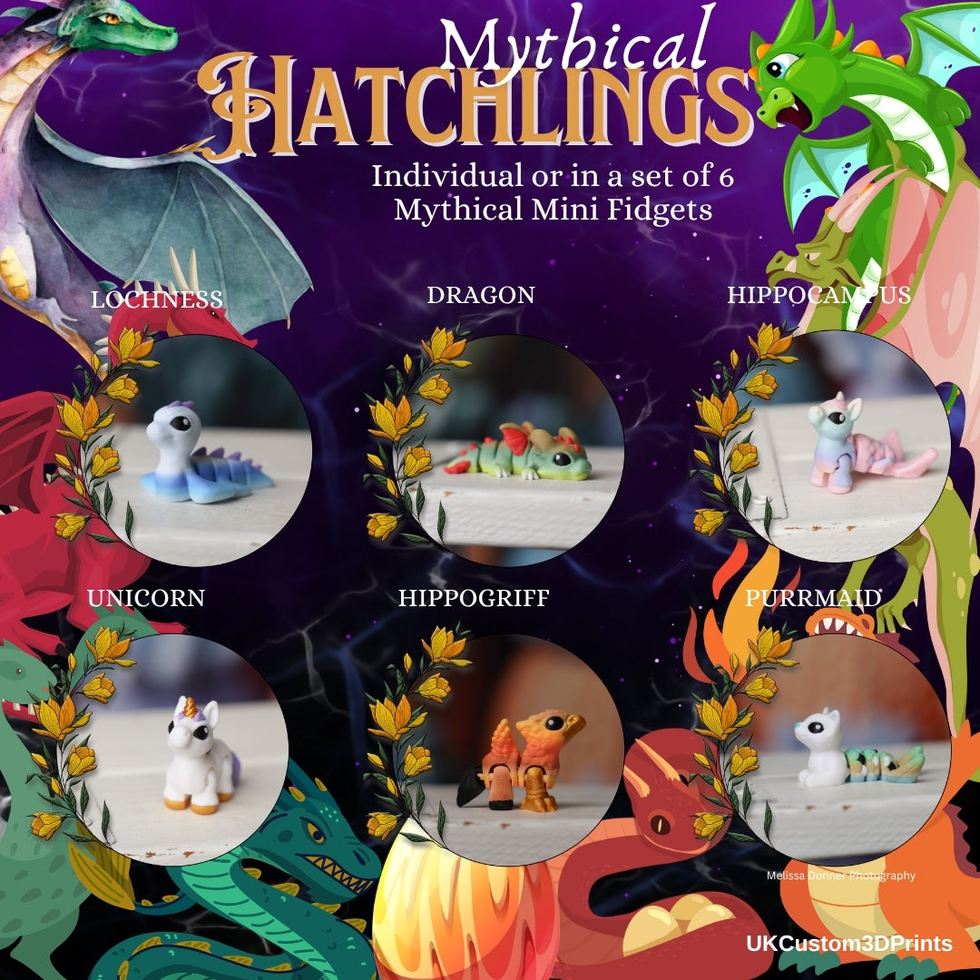 3D Printed Mythical Hatchlings