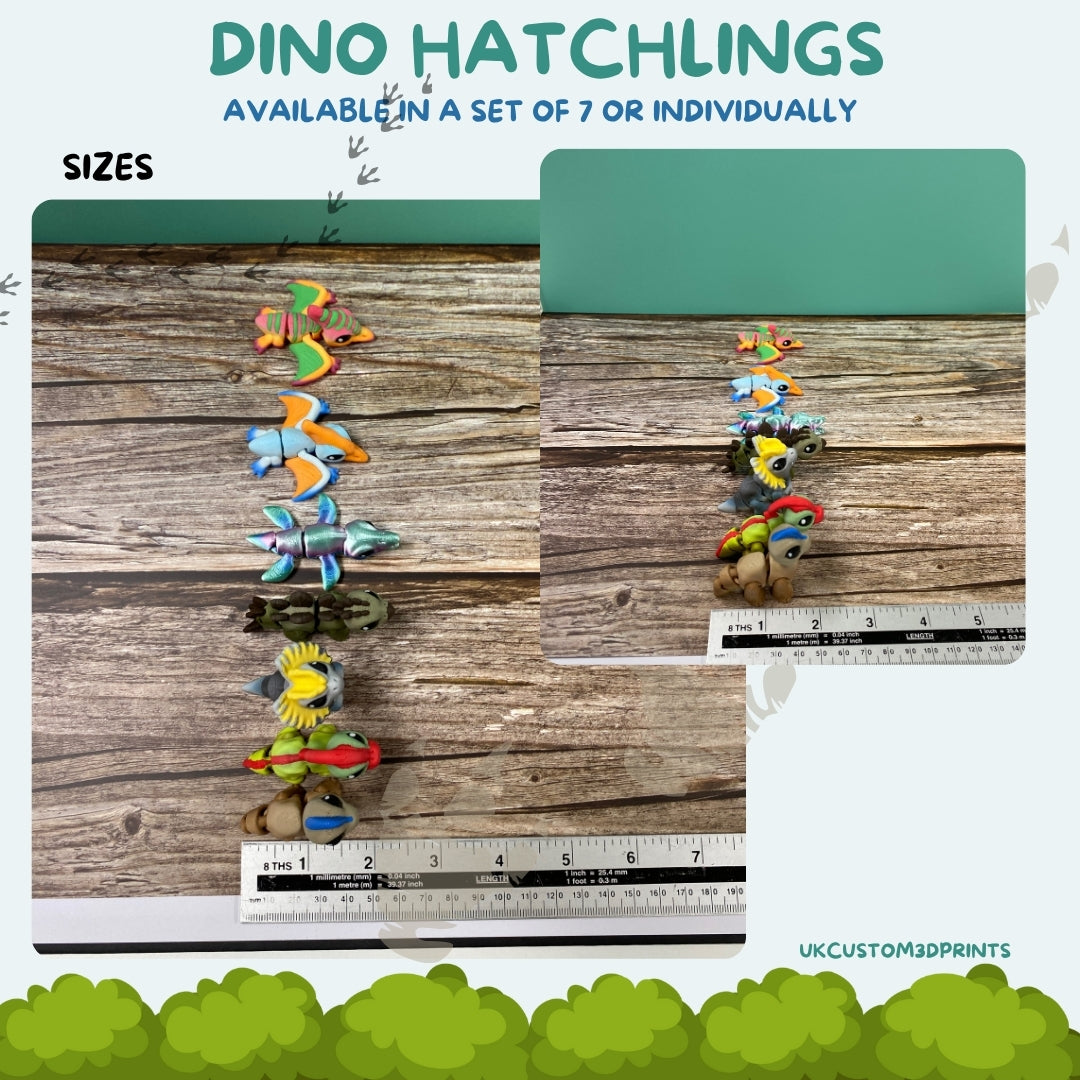 3D Printed Dino Hatchlings