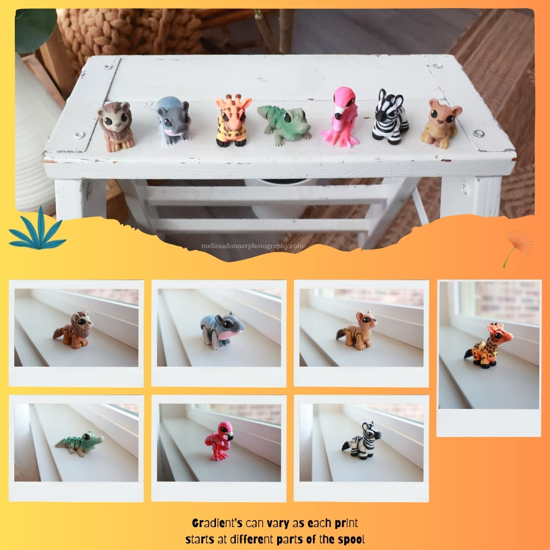 3D Printed Safari Hatchlings