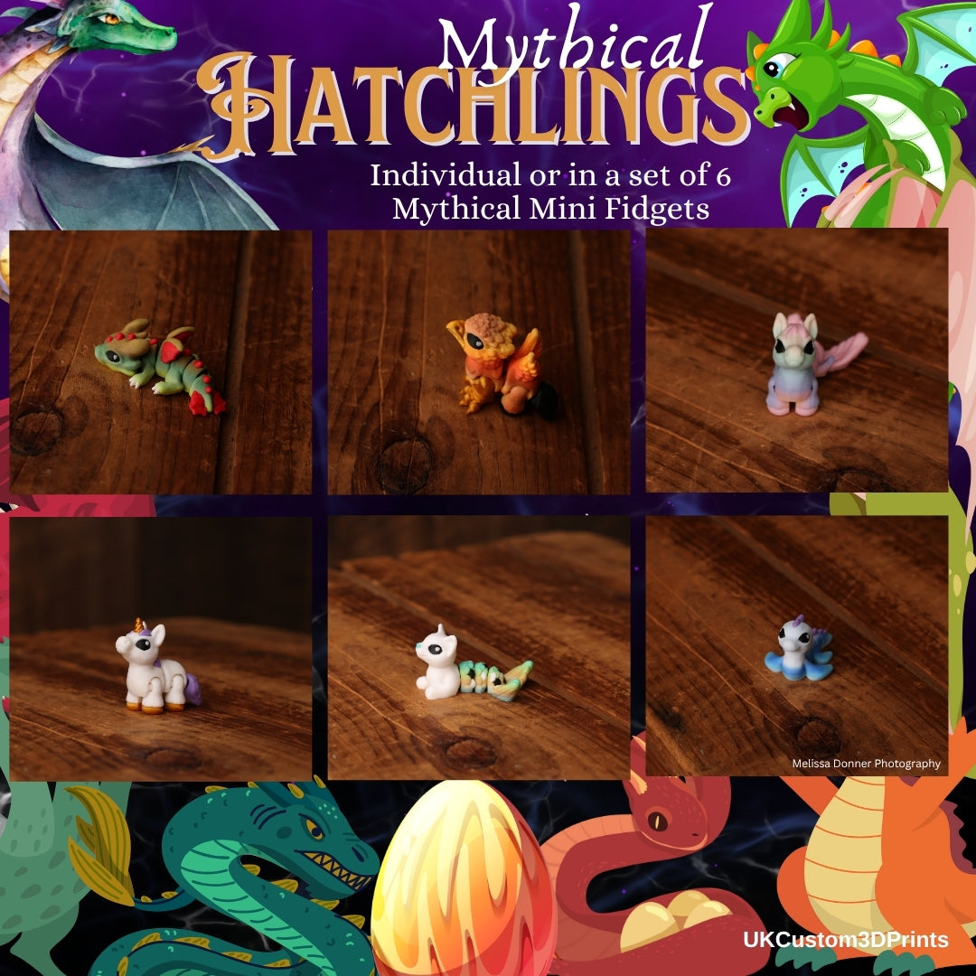 3D Printed Mythical Hatchlings