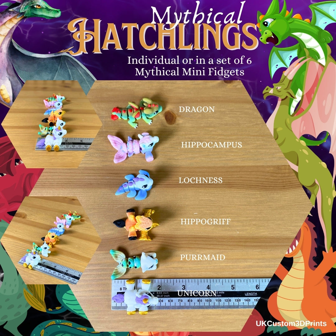 3D Printed Mythical Hatchlings