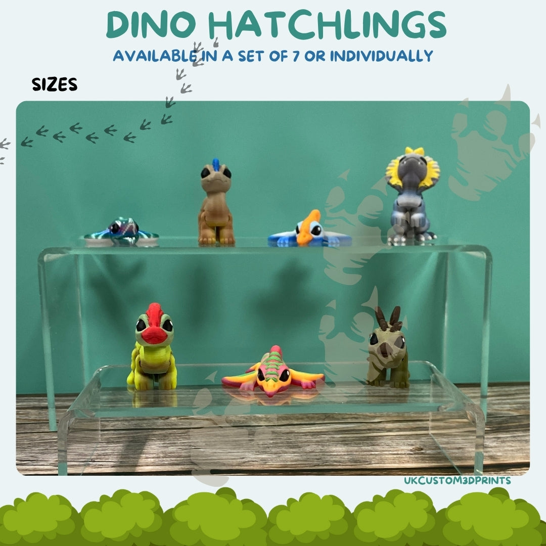 3D Printed Dino Hatchlings