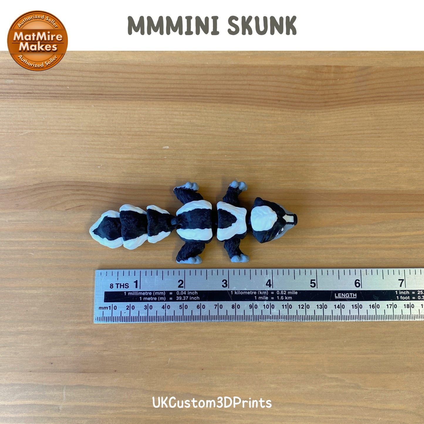 MMMini Skunk Fidget - Optional Keychain