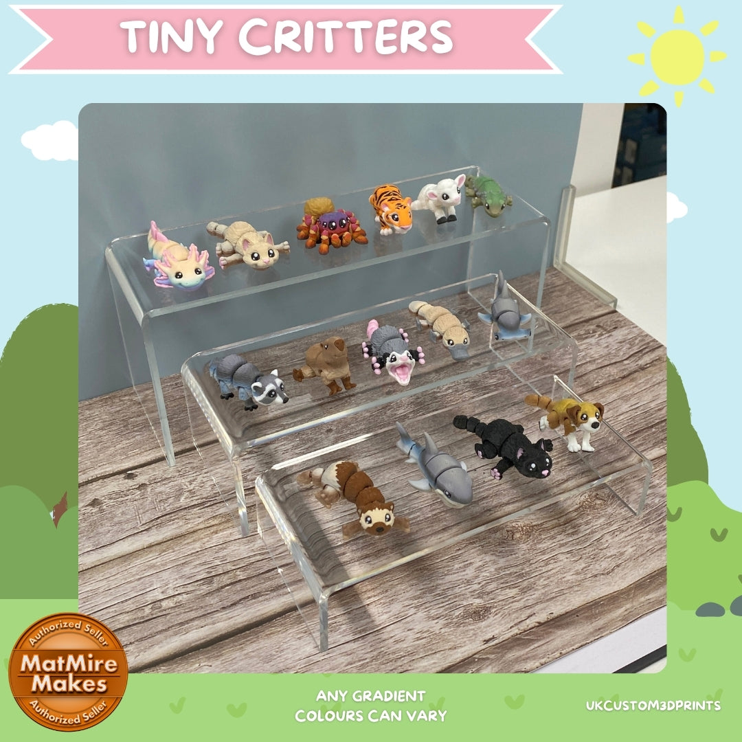 Tiny Critters Animal Fidgets - 3D Printed