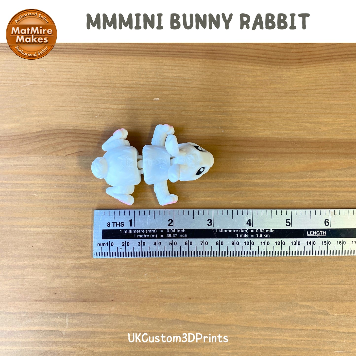 MMMini Bunny Rabbit Fidget - Optional Keychain