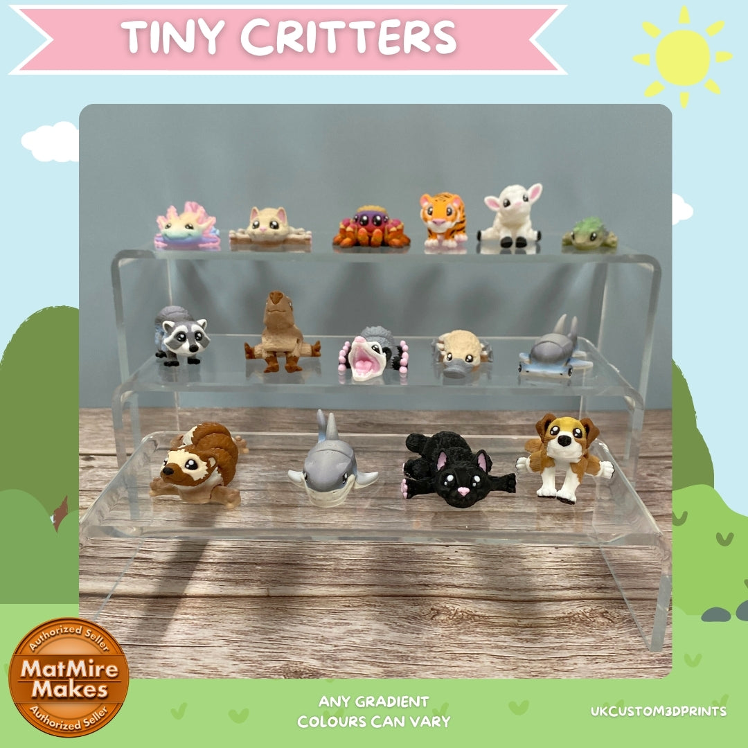 Tiny Critters Animal Fidgets - 3D Printed