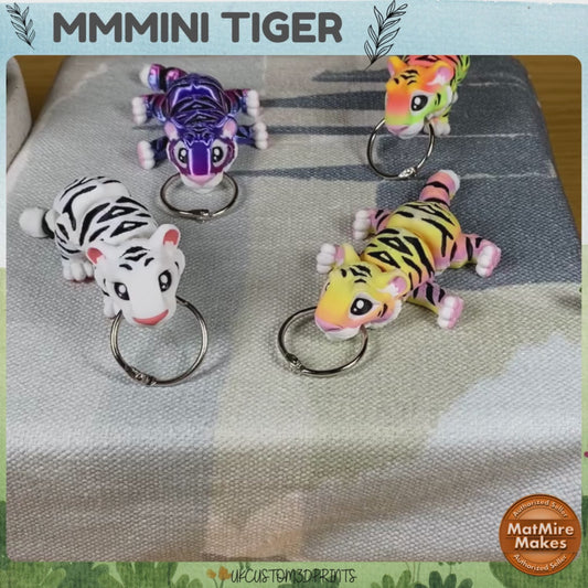 MMMini Tiger Fidget - Optional Keychain