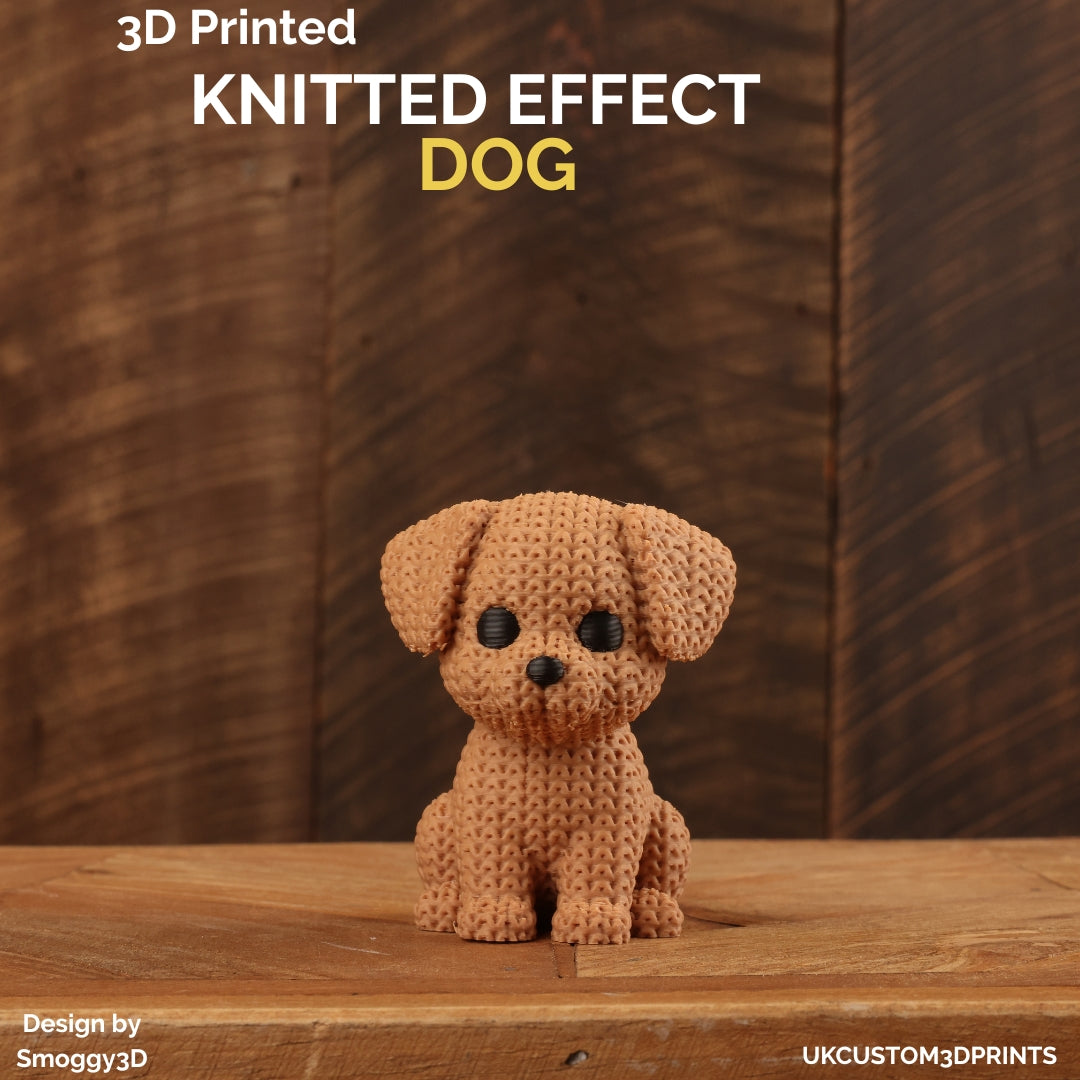 3D Printed Dog - Knitted Effect
