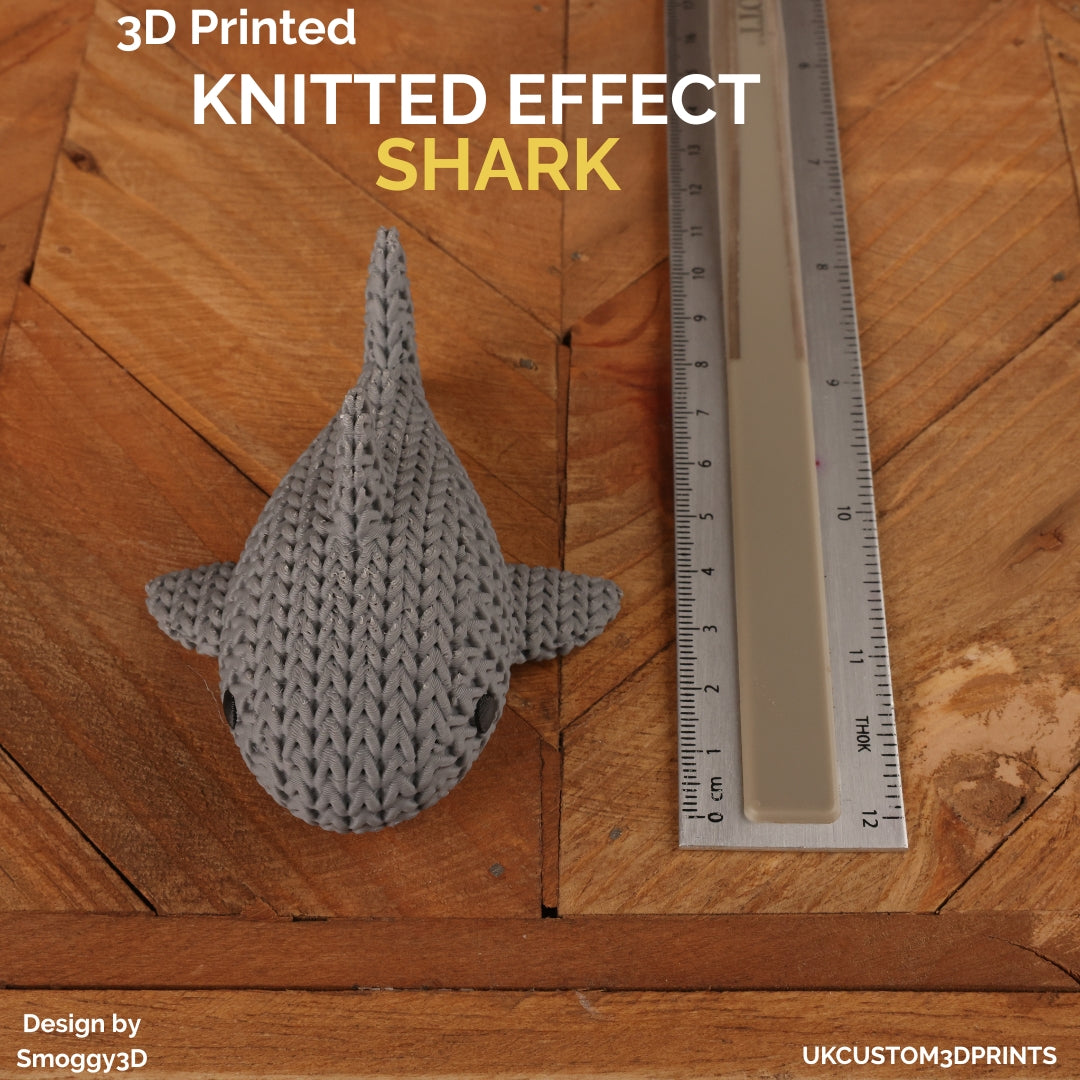 3D Printed Shark - Knitted Effect