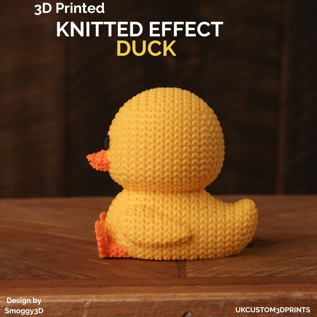 3D Printed Duck - Knitted Effect