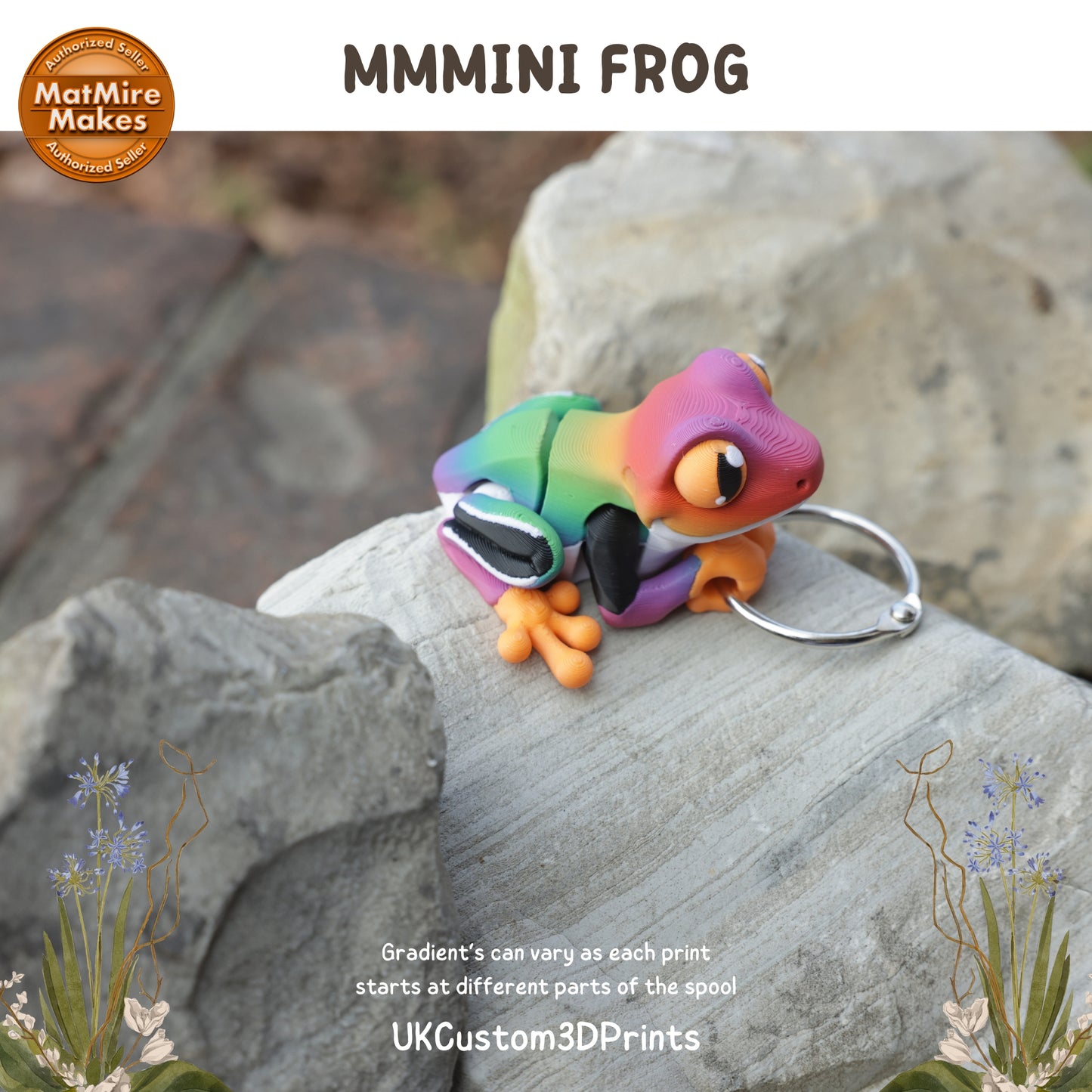 MMMini Frog Fidget - Optional Keychain