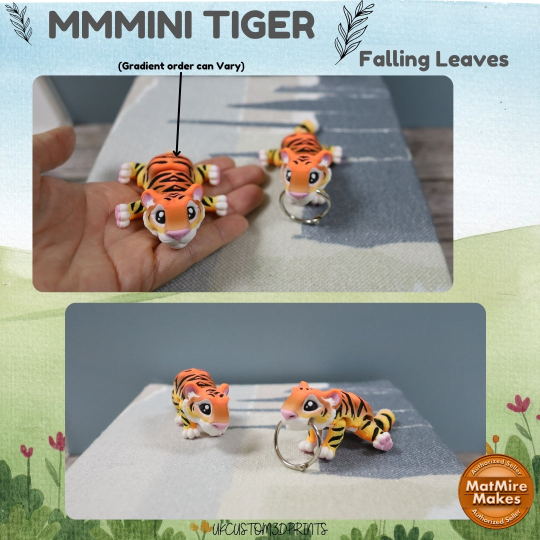 MMMini Tiger Fidget - Optional Keychain