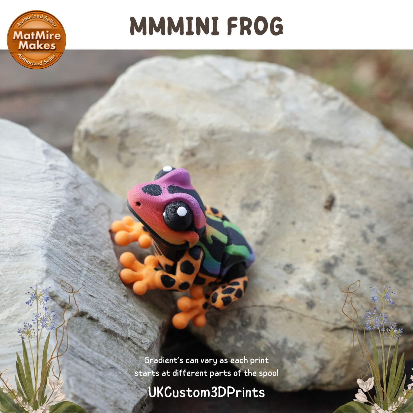 MMMini Frog Fidget - Optional Keychain