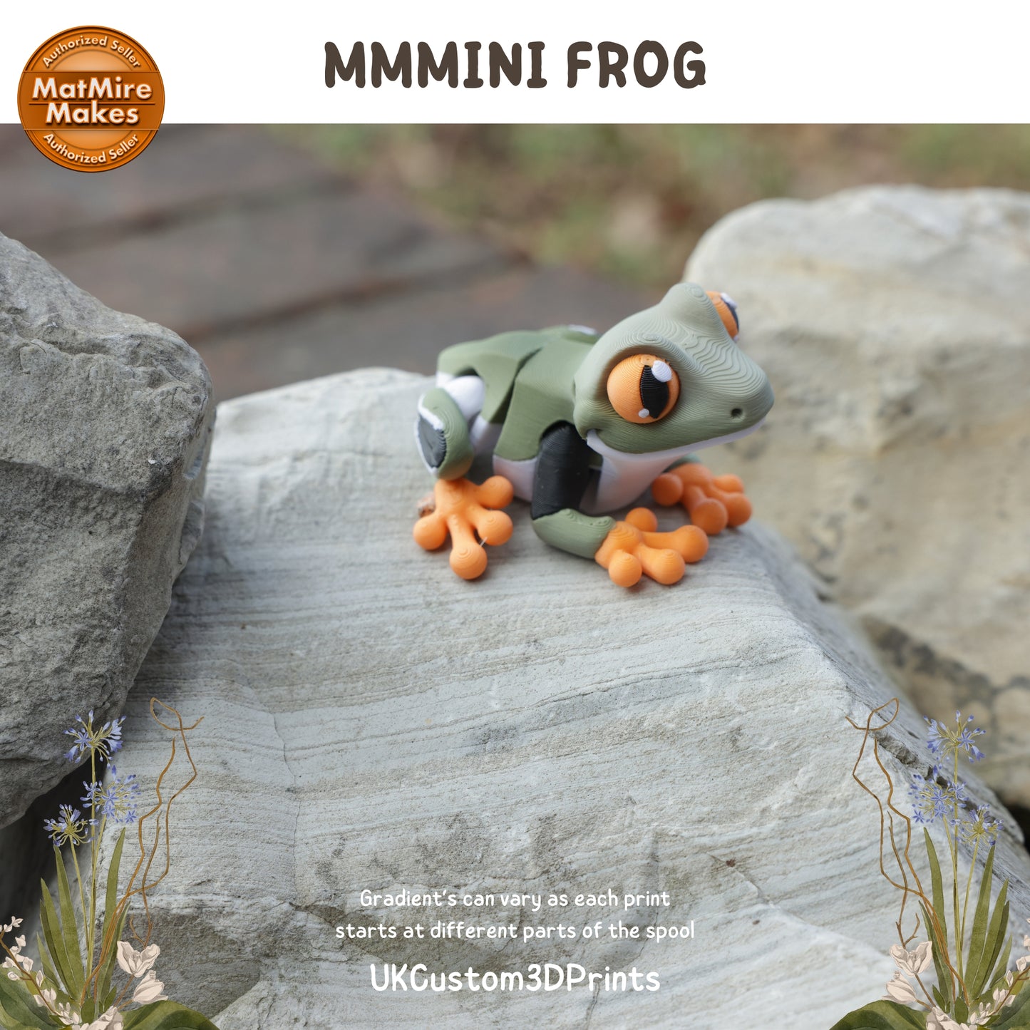 MMMini Frog Fidget - Optional Keychain
