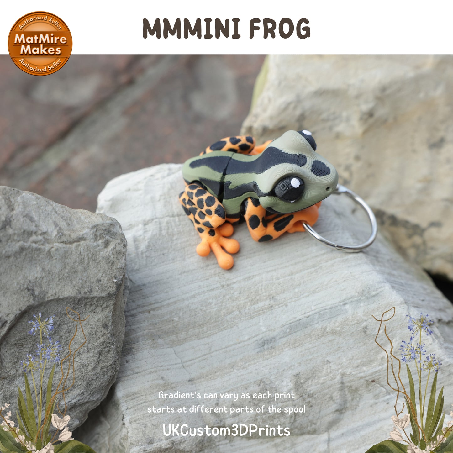 MMMini Frog Fidget - Optional Keychain