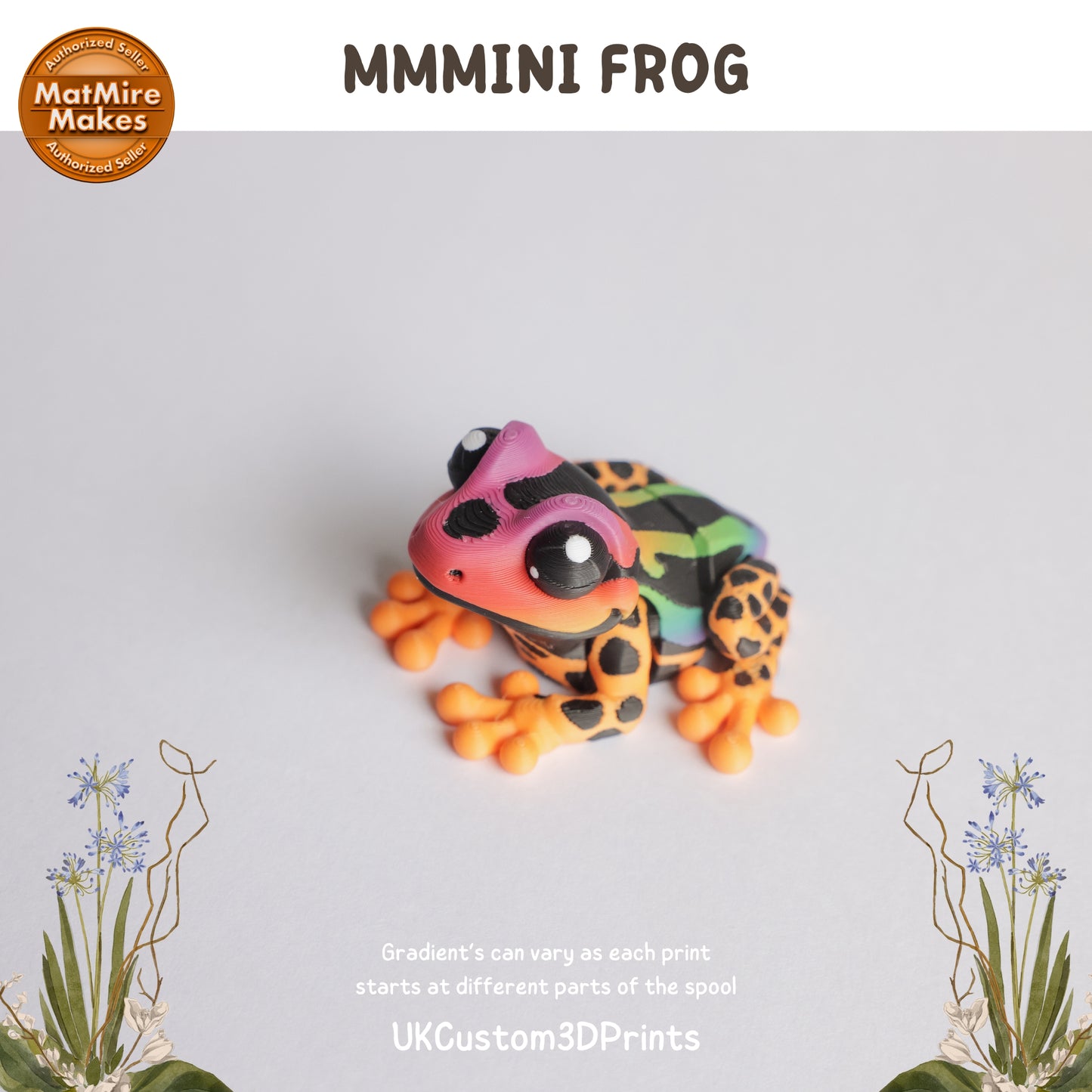 MMMini Frog Fidget - Optional Keychain