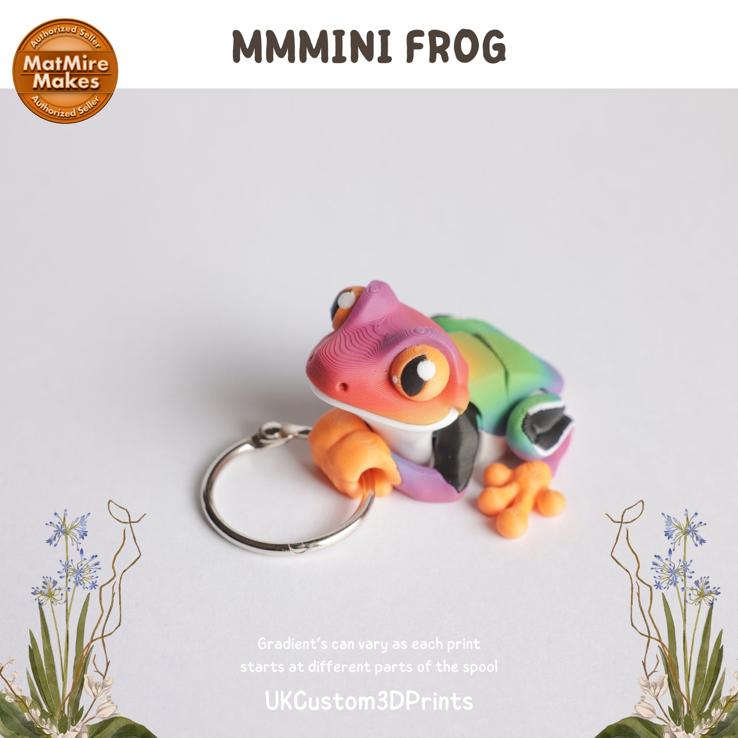 MMMini Frog Fidget - Optional Keychain