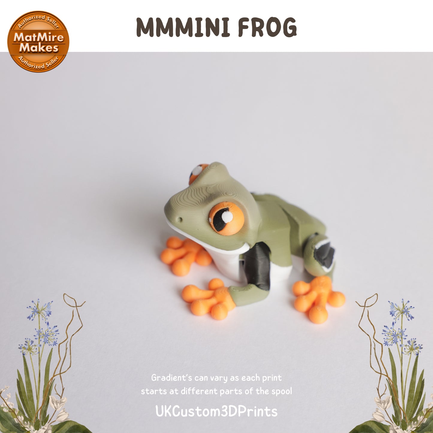 MMMini Frog Fidget - Optional Keychain