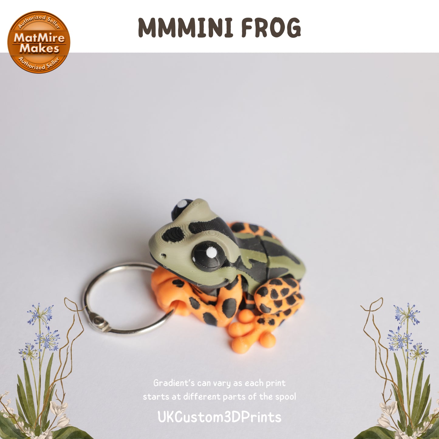 MMMini Frog Fidget - Optional Keychain