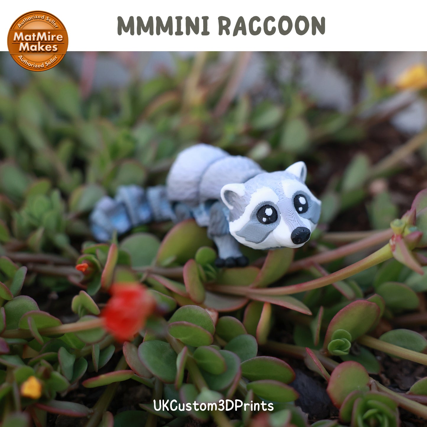 MMMini Raccoon Fidget - Optional Keychain