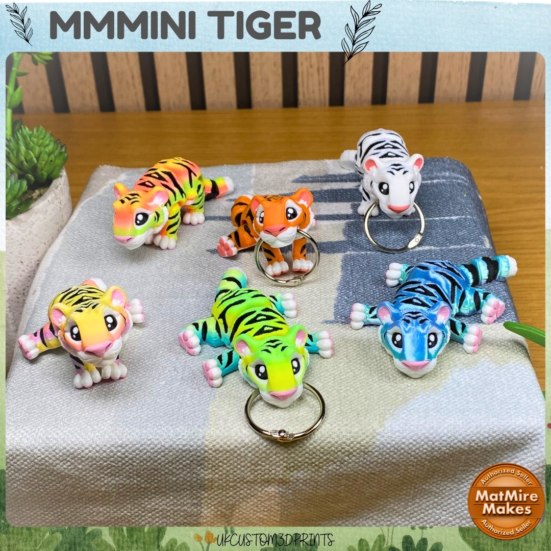 MMMini Tiger Fidget - Optional Keychain