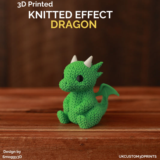 3D Printed Dragon - Knitted Effect