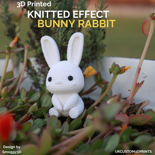 3D Printed Bunny Rabbit - Knitted Effect