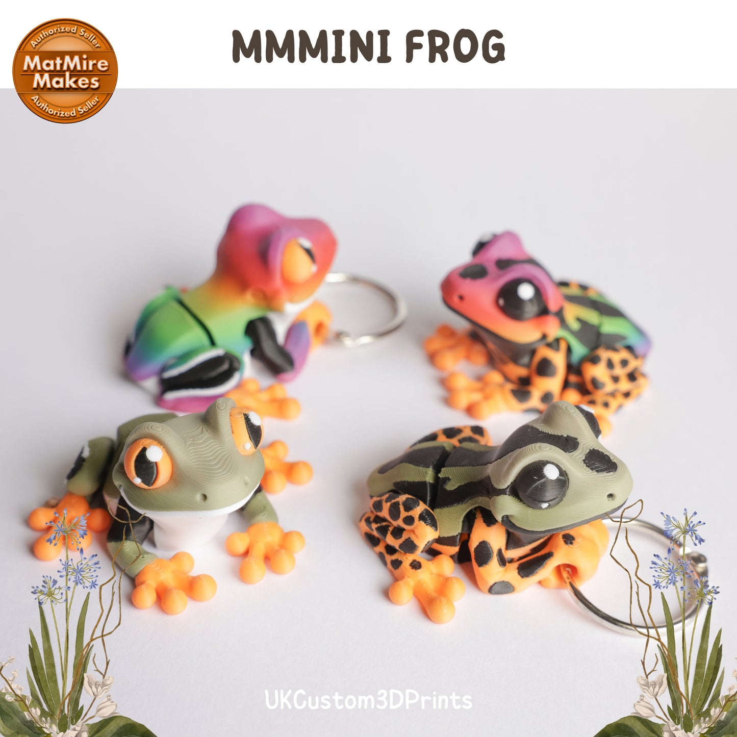 MMMini Frog Fidget - Optional Keychain