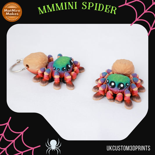 MMMini Spider Fidget - Optional Keychain