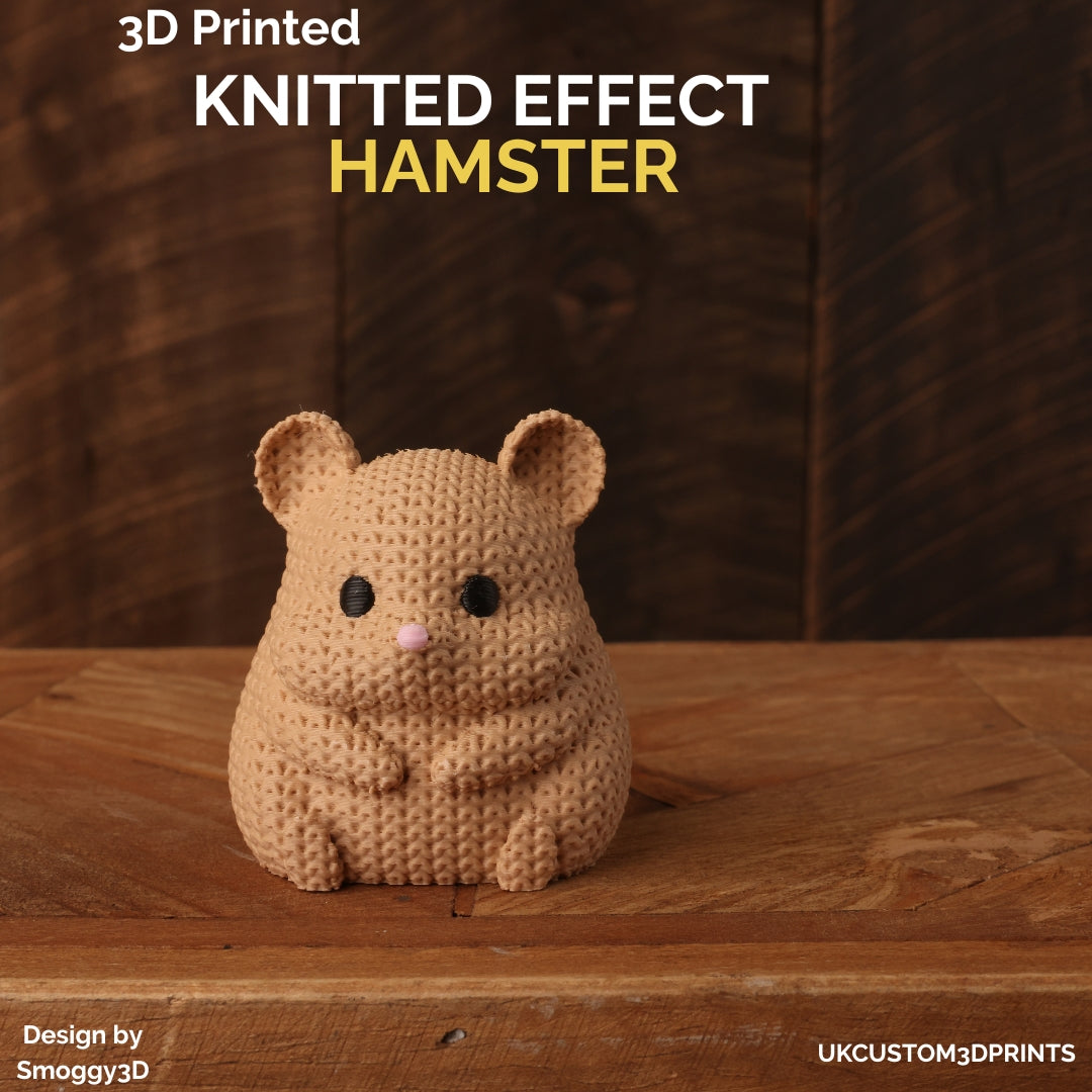 3D Printed Hamster - Knitted Effect
