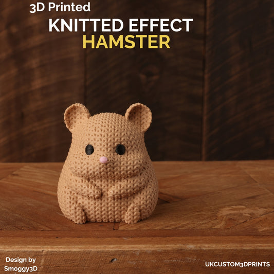 3D Printed Hamster - Knitted Effect