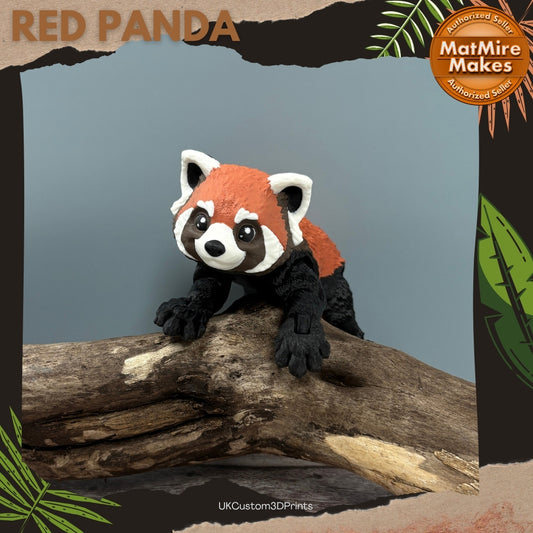 3D Printed Articulated Red Panda